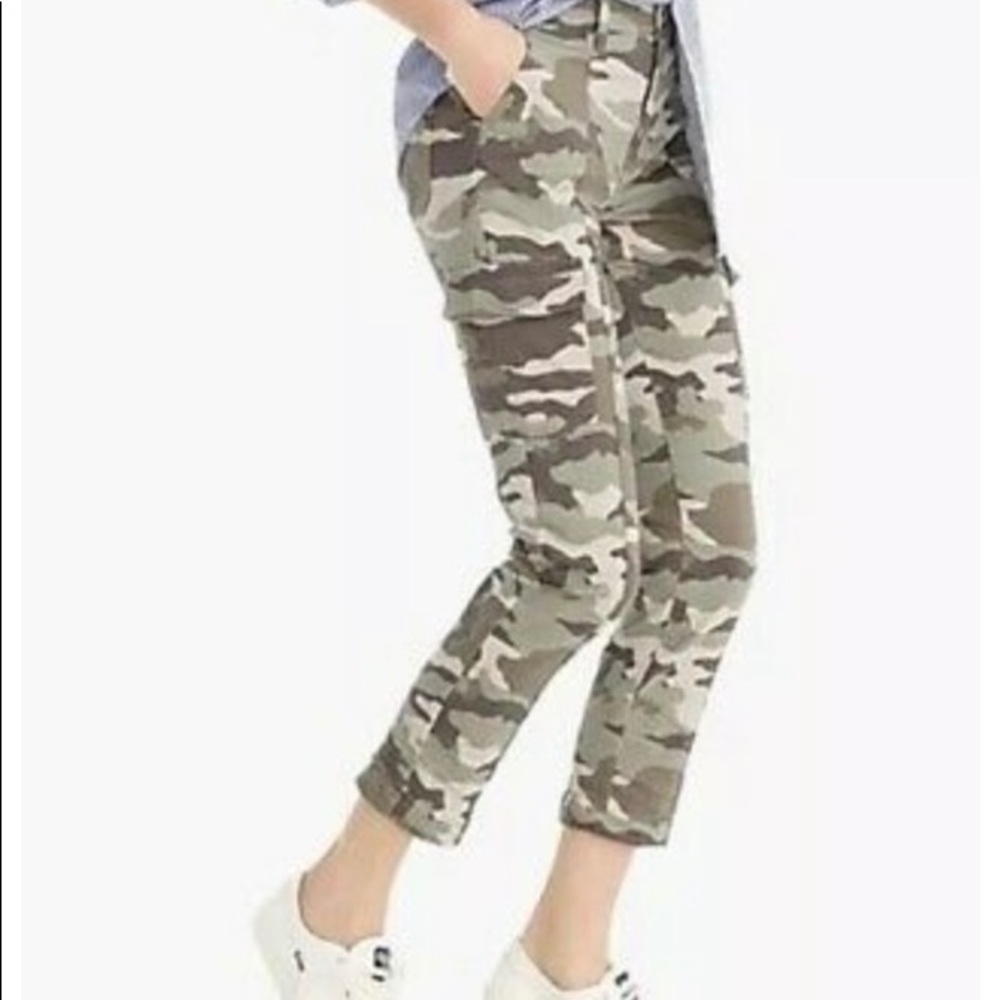 J crew camo pants